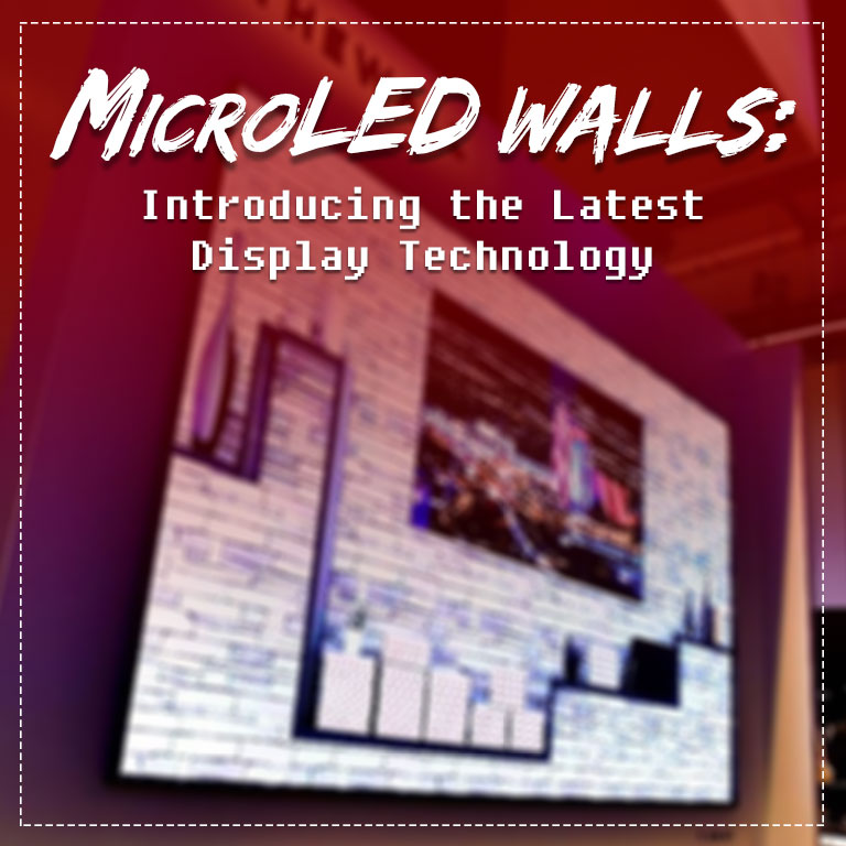 MicroLED Walls: Introducing the Latest Display Technology