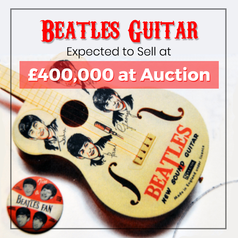 Beatles Guitar Expected to Sell at £400,000 at Auction